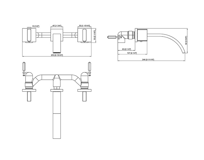 Wall-Mounted Basin Faucets